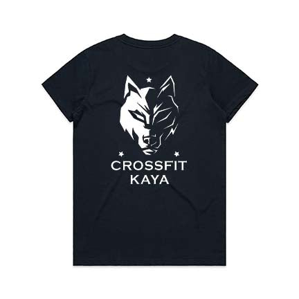 Kaya Crossfit Ladies Maple Double Sided T-shirt design 1