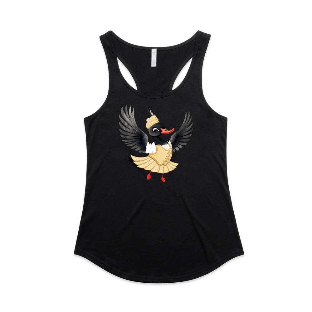 Dewar cup Racer back tee Ladies