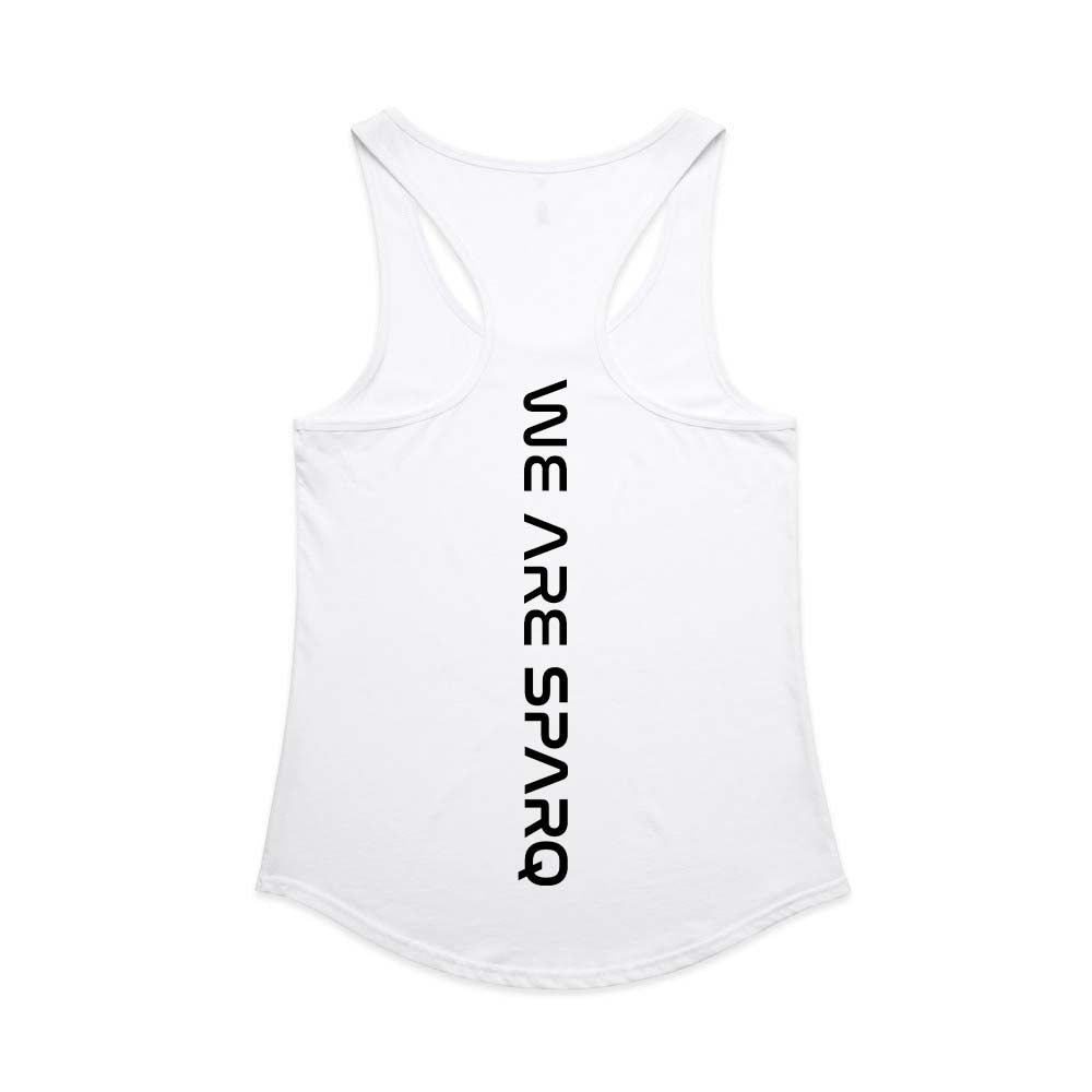 SPARQ Fitness We are Sparq Double Sided racer back top