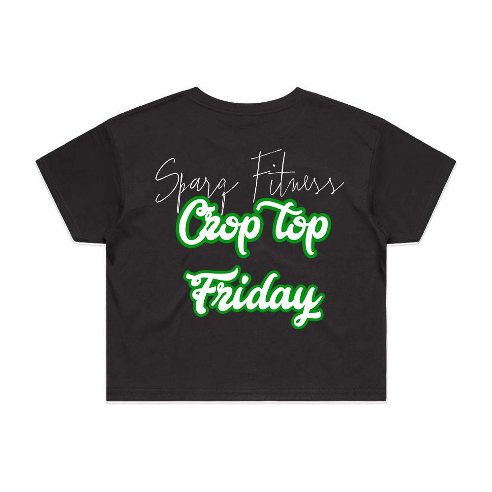 SPARQ Fitness Crop top Friday Double sided