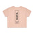 Kaya Crossfit Cropped T-shirt Design 2