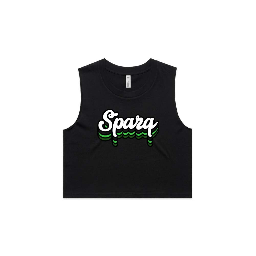 SPARQ Fitness Sided Crop tank