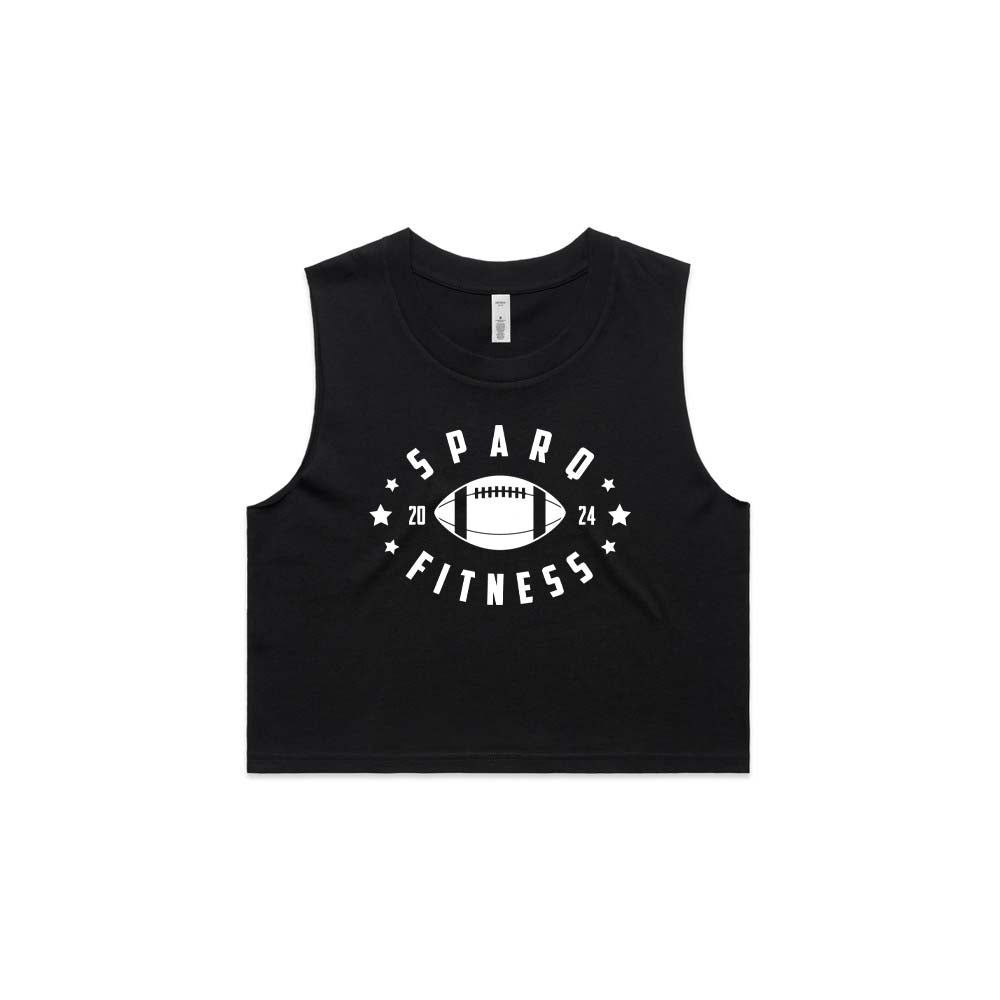 SPARQ Fitness Ball Sided Crop tank