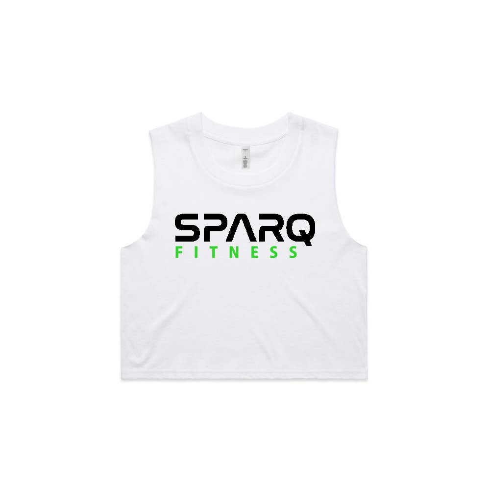 SPARQ Fitness We are Sparq Double Sided Crop tank