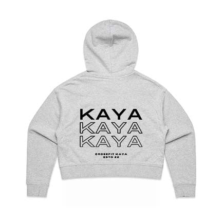 Kaya Crossfit Cropped Hoodie Double Sided design 3