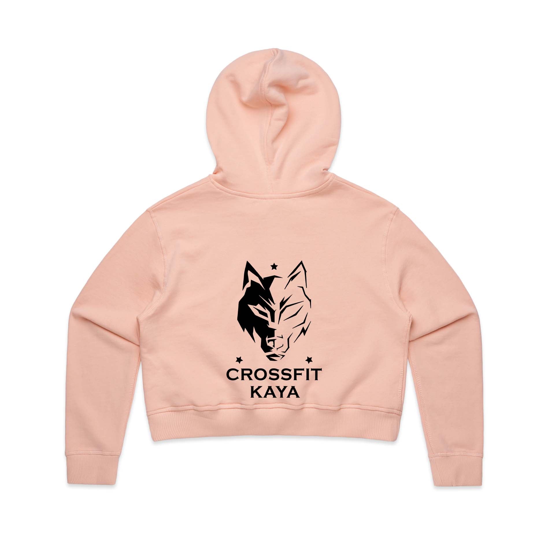 Kaya Crossfit Cropped Hoodie Double Sided design 1