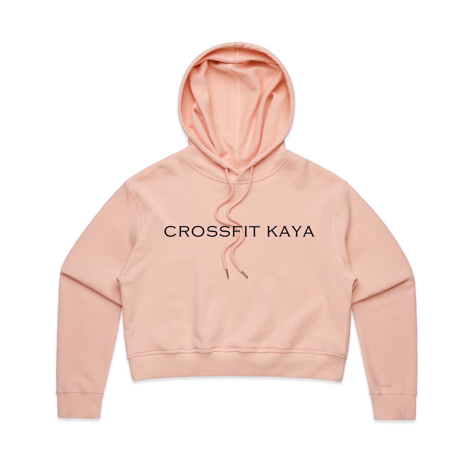 Kaya Crossfit Cropped Hoodie Double Sided design 1