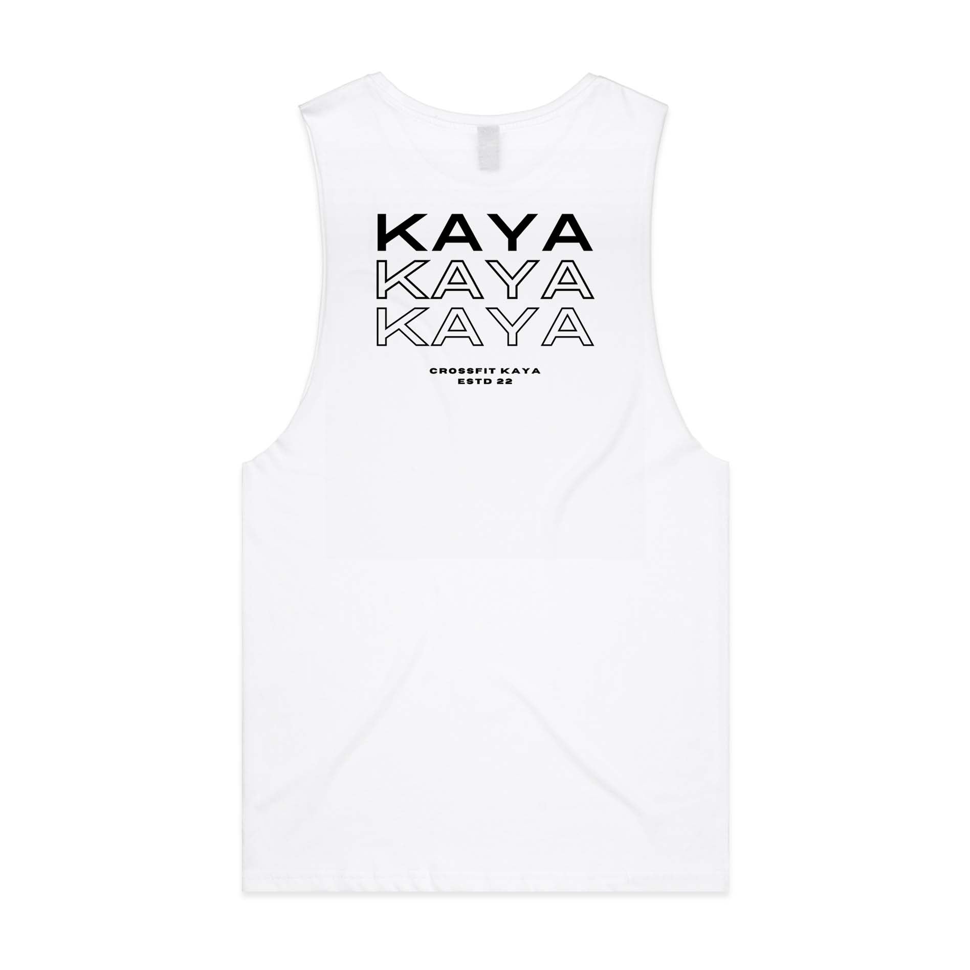 Kaya Crossfit tank tee double sided design 3