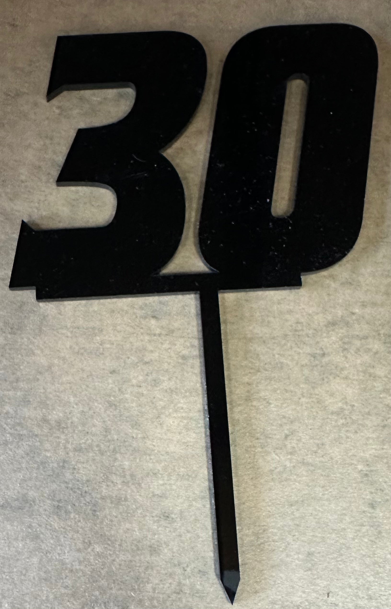 Age Birthday Cake Topper