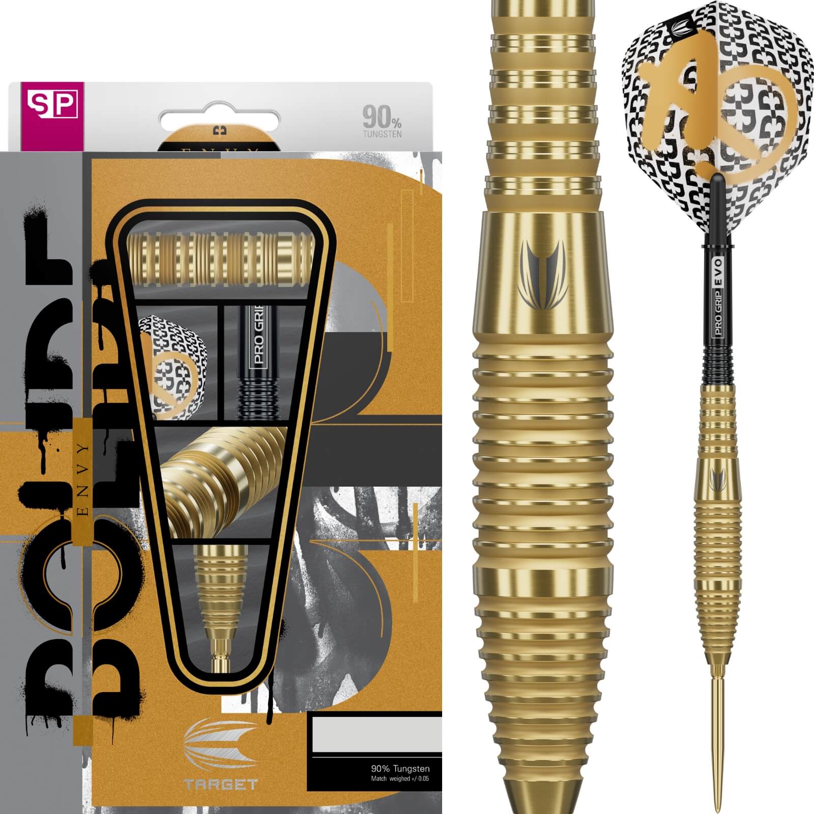 TARGET - BOLIDE ENVY 05 DARTS - SWISS POINT - 90% TUNGSTEN - 22G 24G 26G