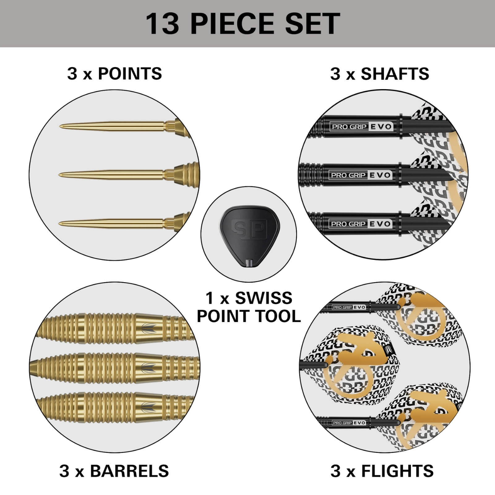 TARGET - BOLIDE ENVY 05 DARTS - SWISS POINT - 90% TUNGSTEN - 22G 24G 26G