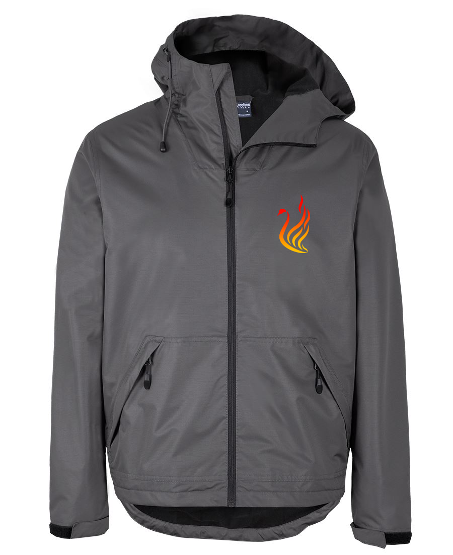 Blazing Swan Tec Jacket - swan logo