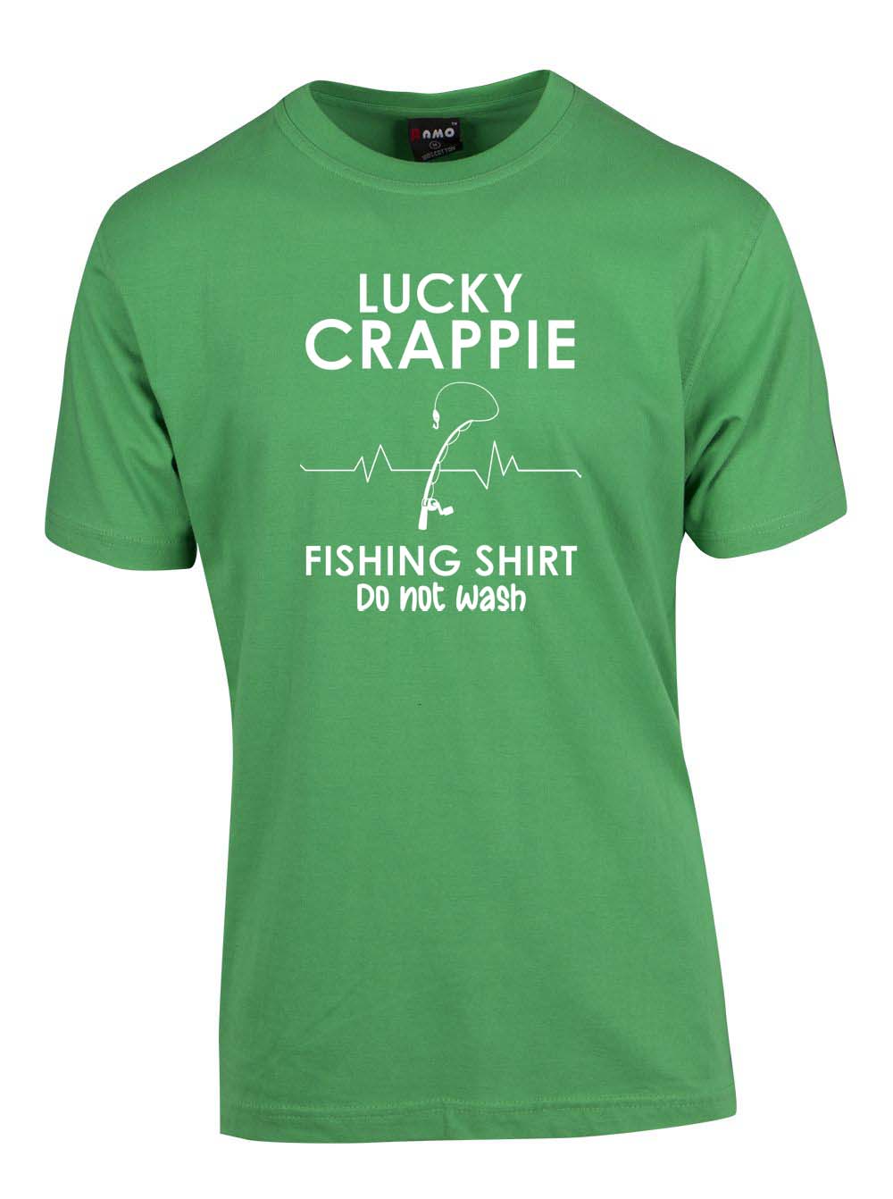 Lucky crappie fishing shirt T-shirt