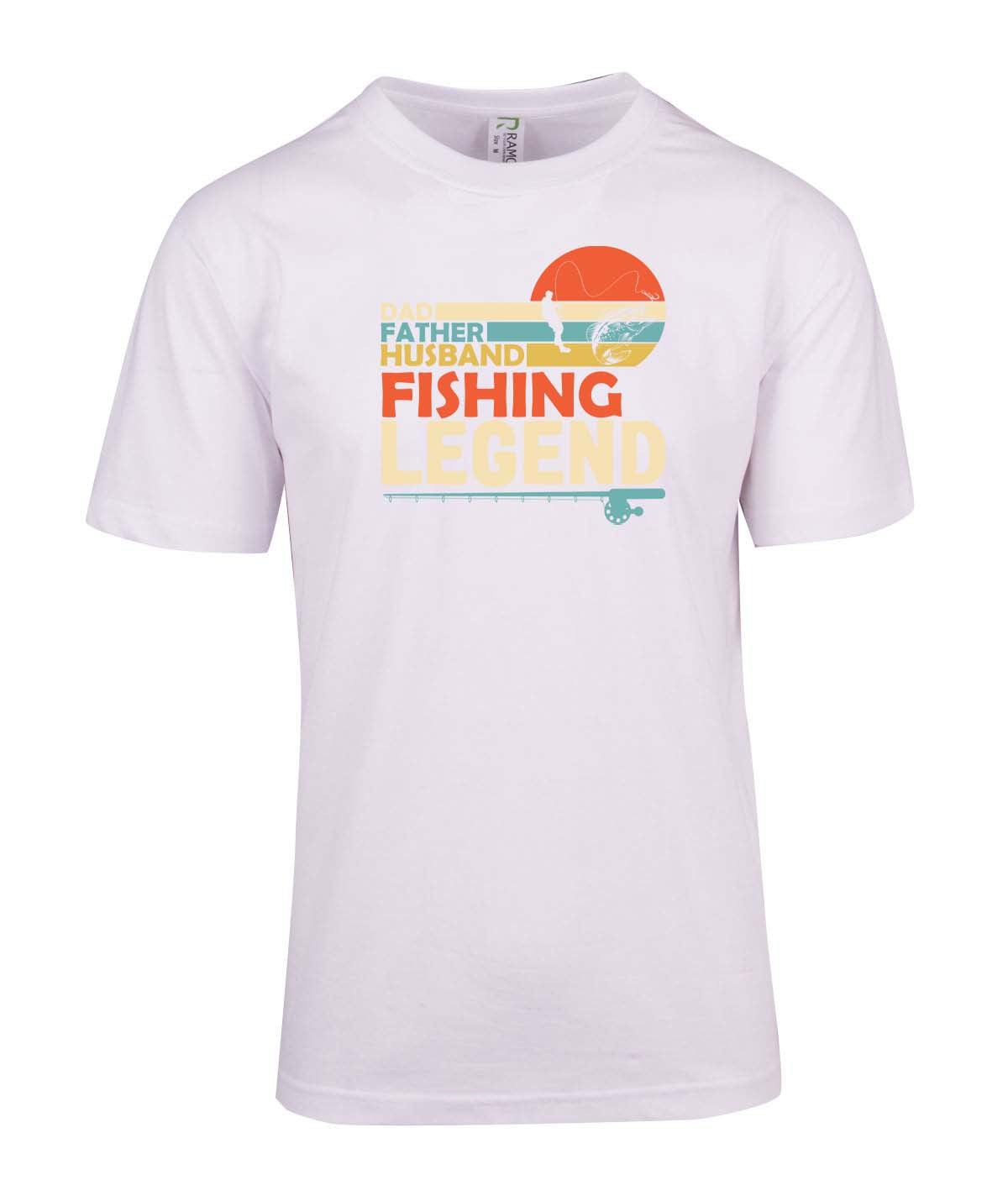 Dad father husband fishing legend T-shirt