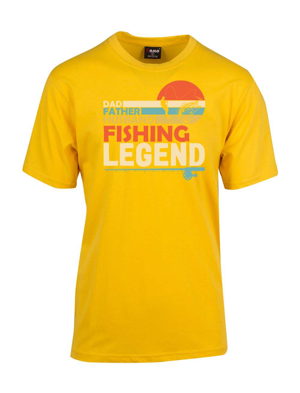 Dad father husband fishing legend T-shirt