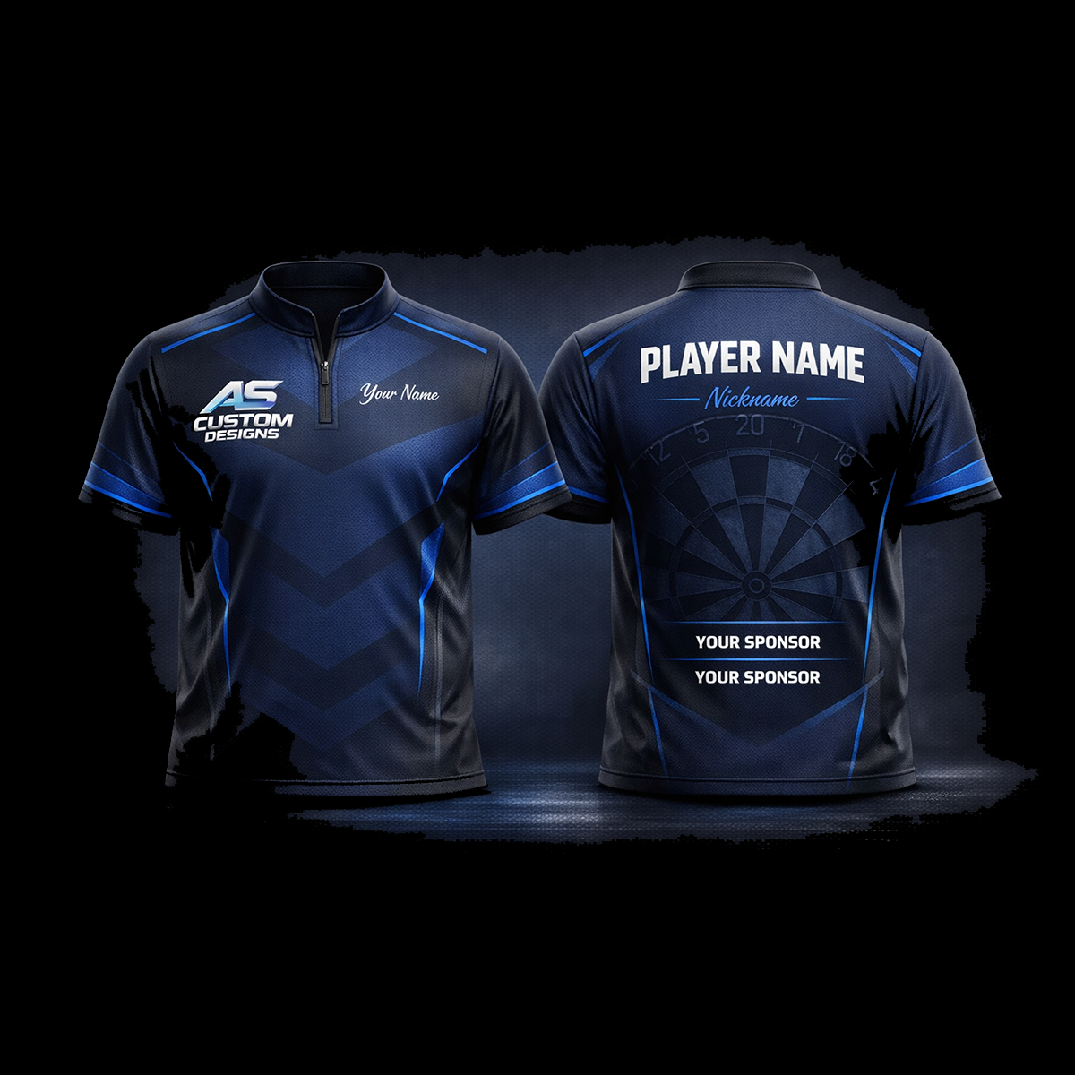 Platinum Full Custom Darts Shirt
