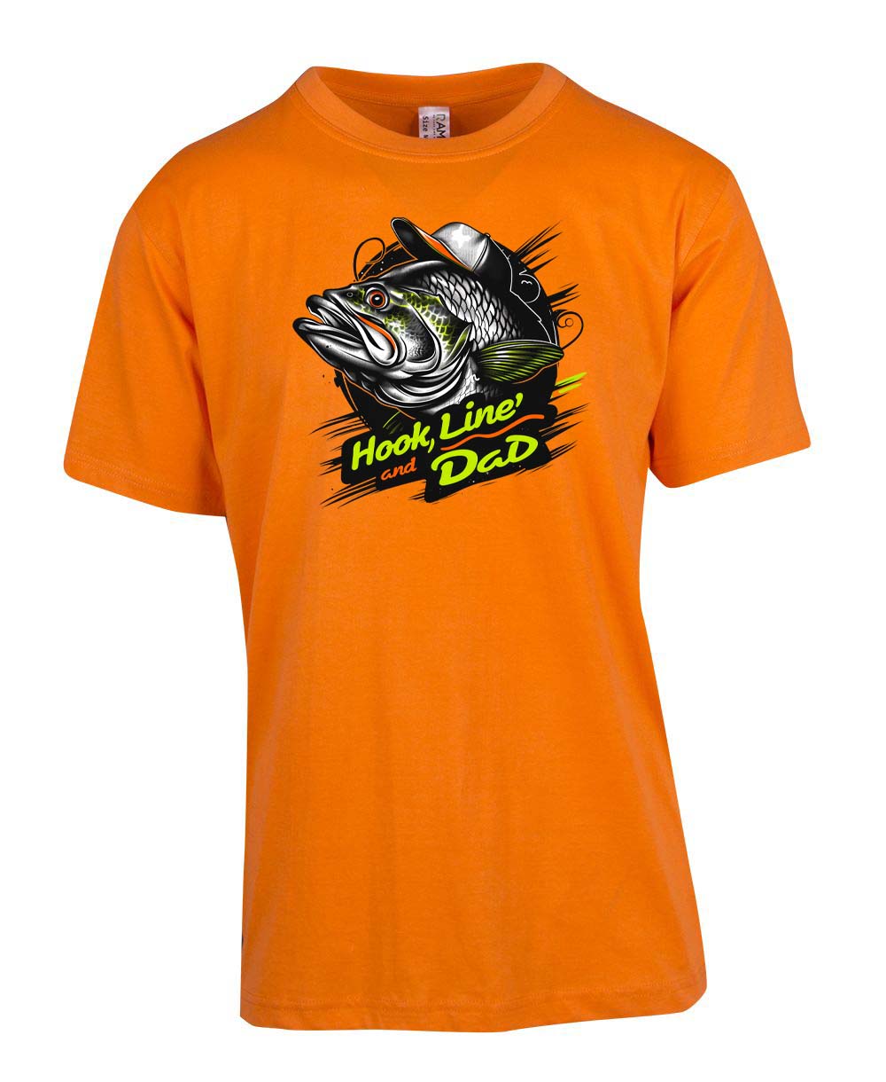 Hook line and dad T-shirt