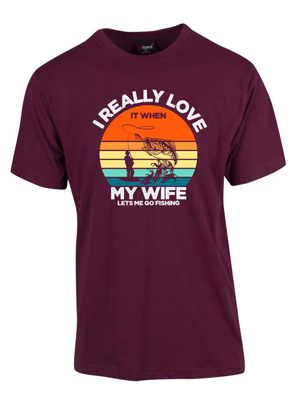 I really love it when my wife lets me go fishing T-shirt