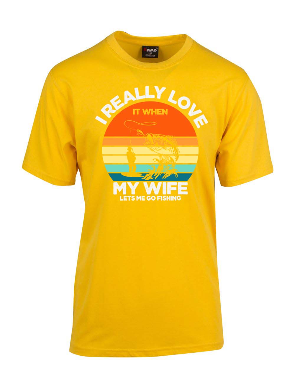 I really love it when my wife lets me go fishing T-shirt