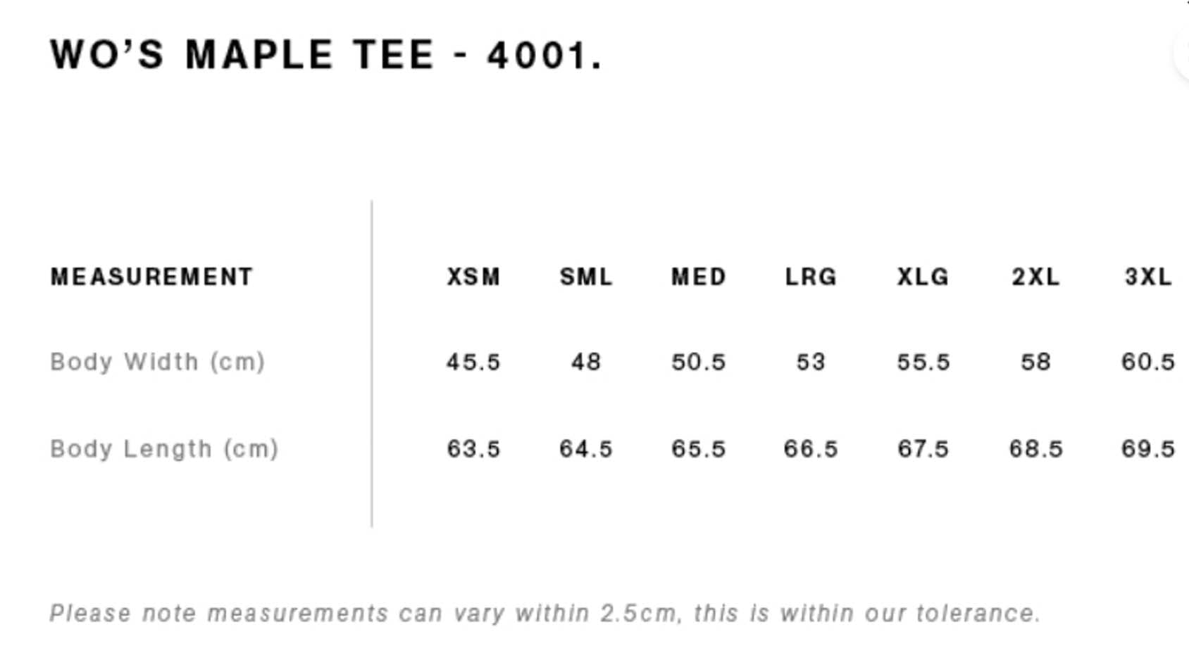 Dewar Ladies Maple T-shirt