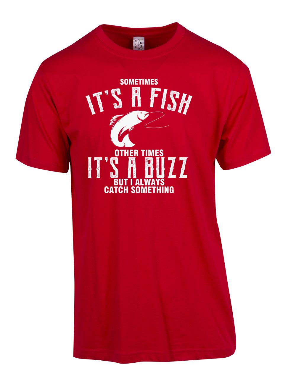 Sometime it's a fish T-shirt