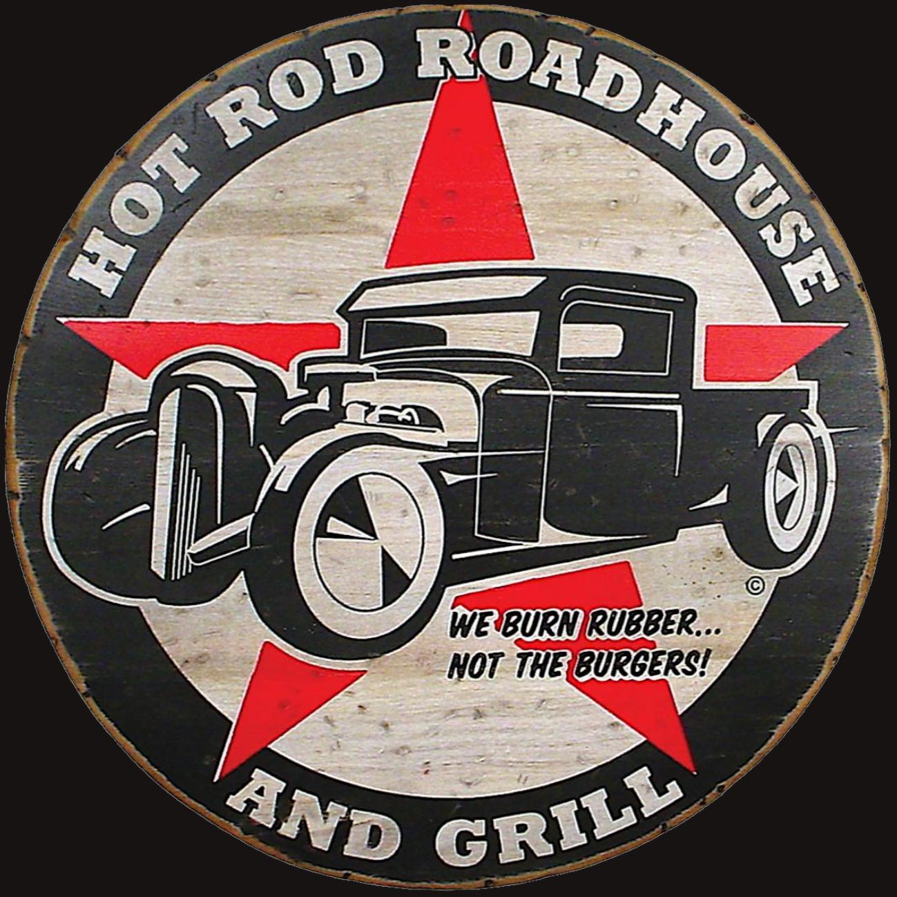 Hot Rod Roudhouse Sticker