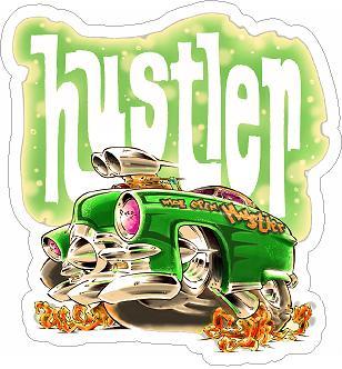 Hustler Sticker