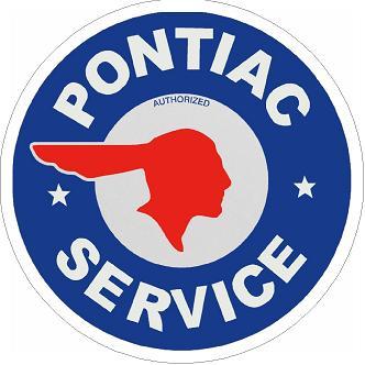 Pontiac Service Sticker