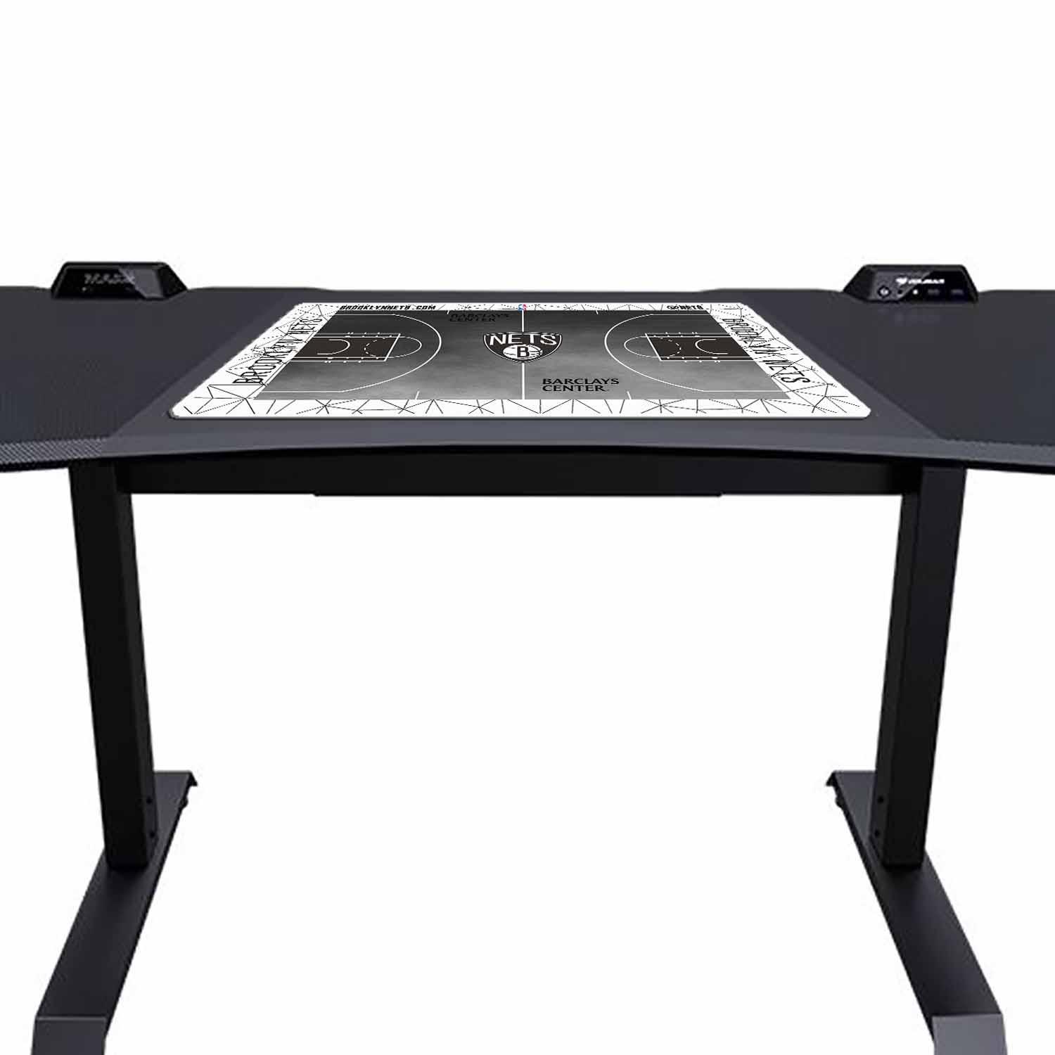 Brooklyn Nets Themed NBA Desk / Gamer Pad