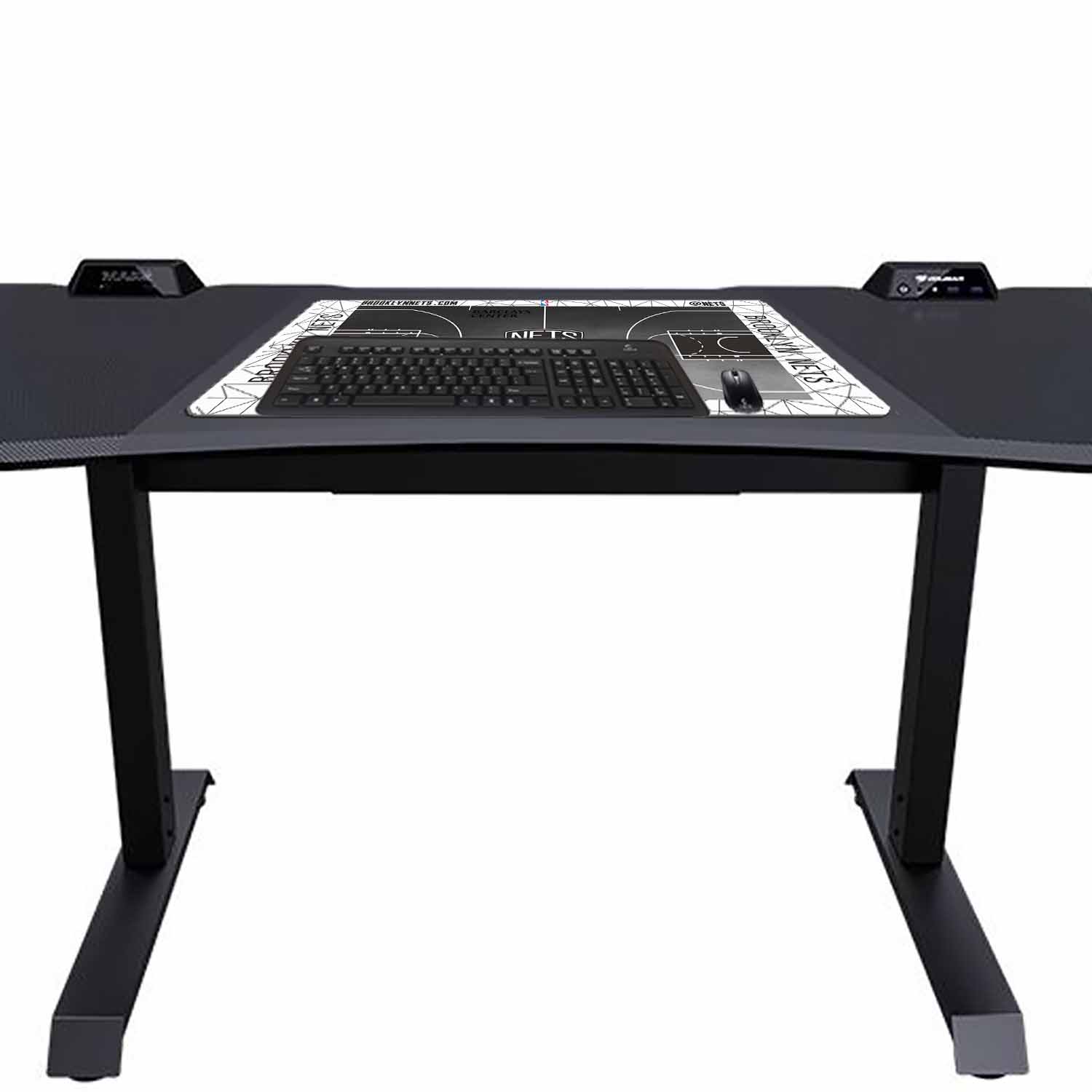 Brooklyn Nets Themed NBA Desk / Gamer Pad