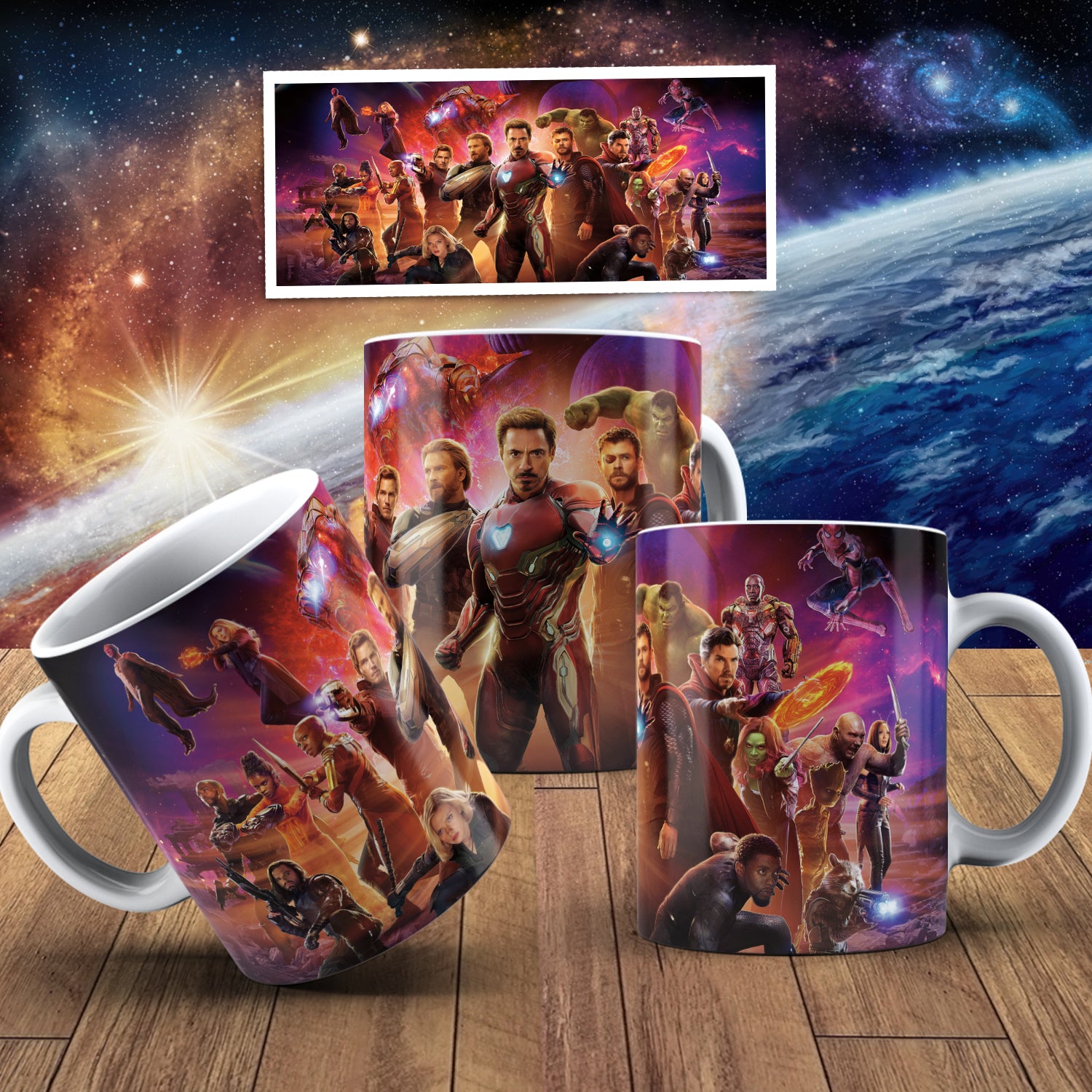 Avengers Ultimate Themed Printed Coffee Mug 11oz 10 Designs!!!!!!
