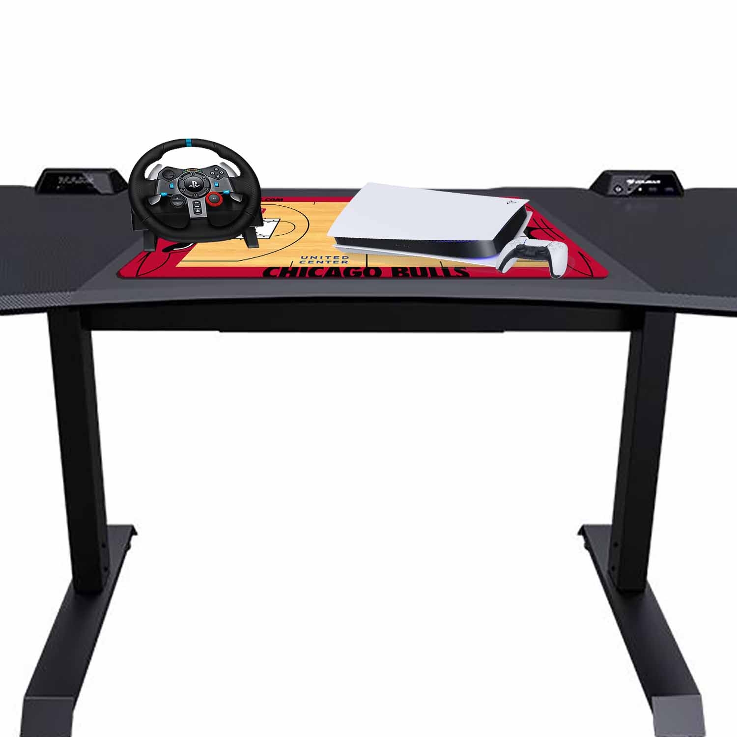 Chicago Bulls Themed NBA Desk / Gamer Pad