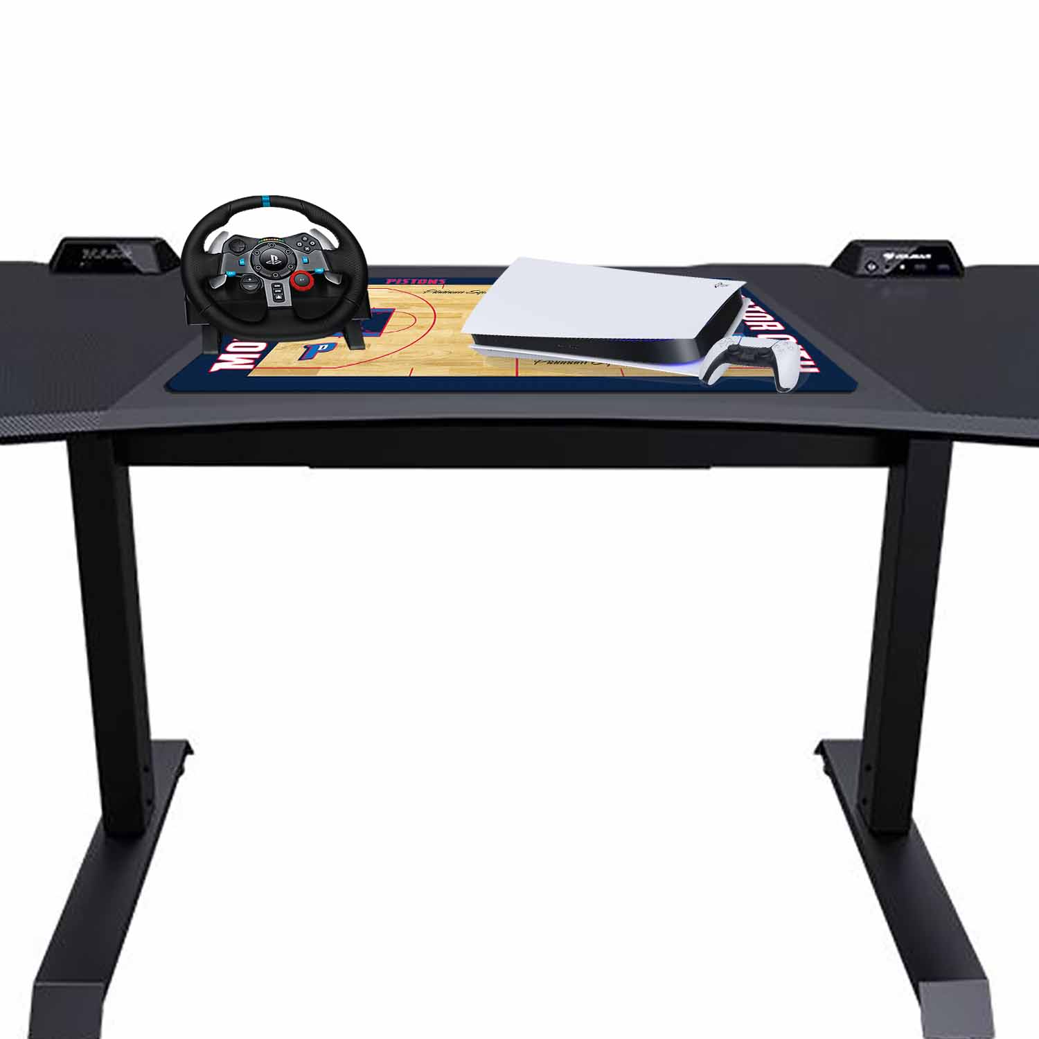 Detroit Pistons Themed NBA Desk / Gamer Pad
