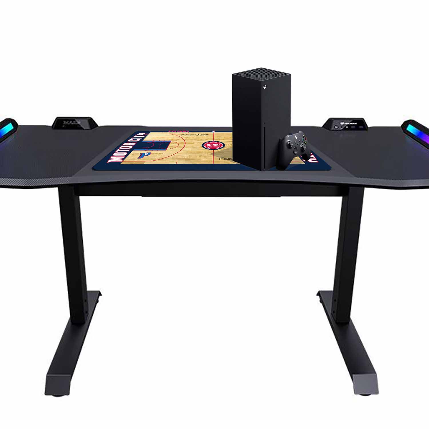 Detroit Pistons Themed NBA Desk / Gamer Pad