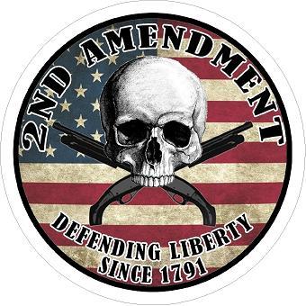 2nd Amendment Defending Liberty Sticker