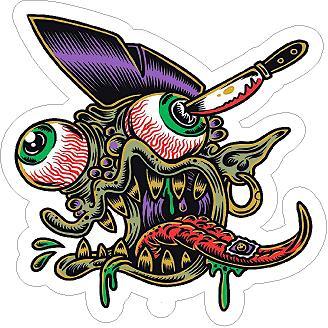 Pirate Fish Sticker