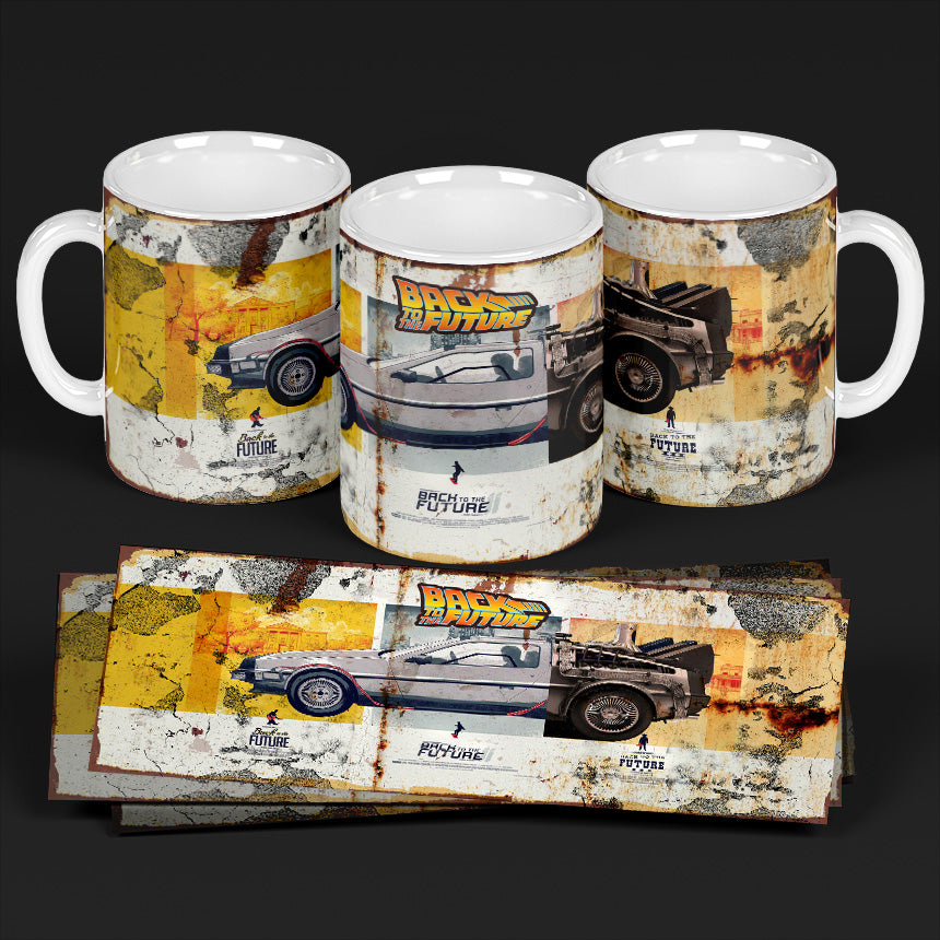 Back To The Future Themed Printed Coffee Mug 11oz