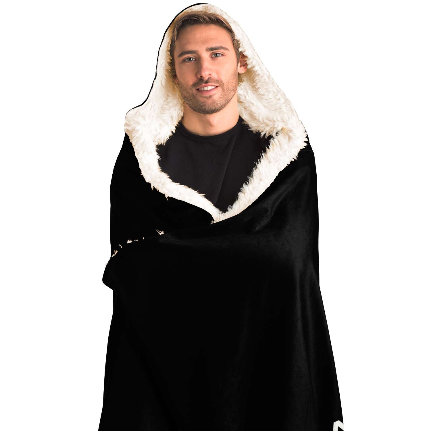 Blazing Swan Hooded Blanket