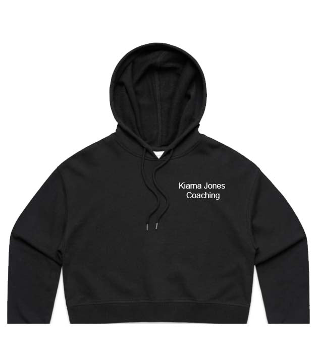 Bodies By Jones Cropped Double sided logo Hoodie - K Jones