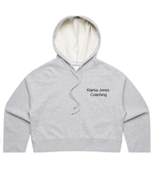 Bodies By Jones Cropped Double sided logo Hoodie - K Jones
