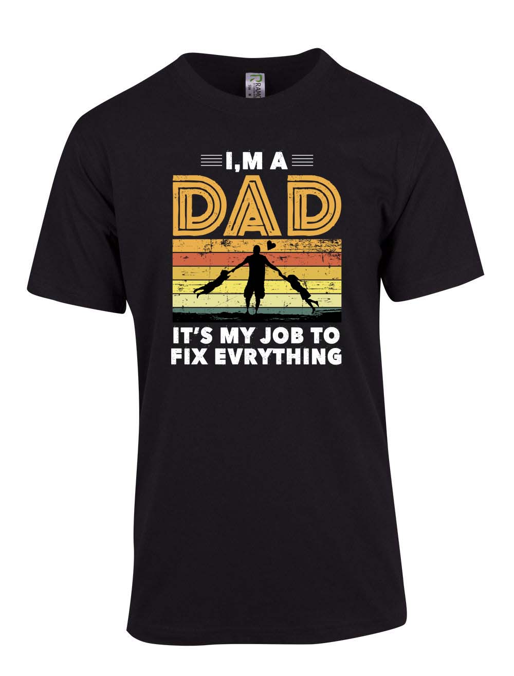 Dad's Job to fix Everything - Fathers Day T Shirt