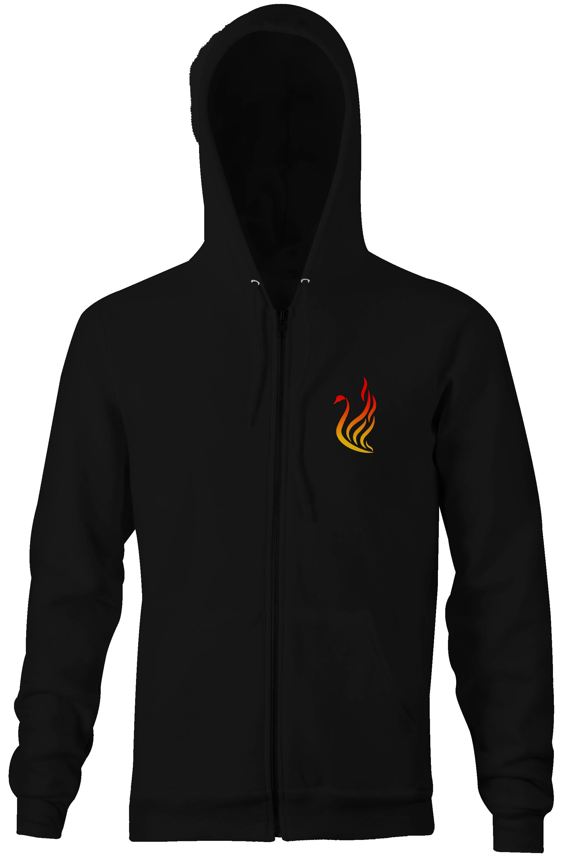 Blazing Swan Logo Zip Hoodie