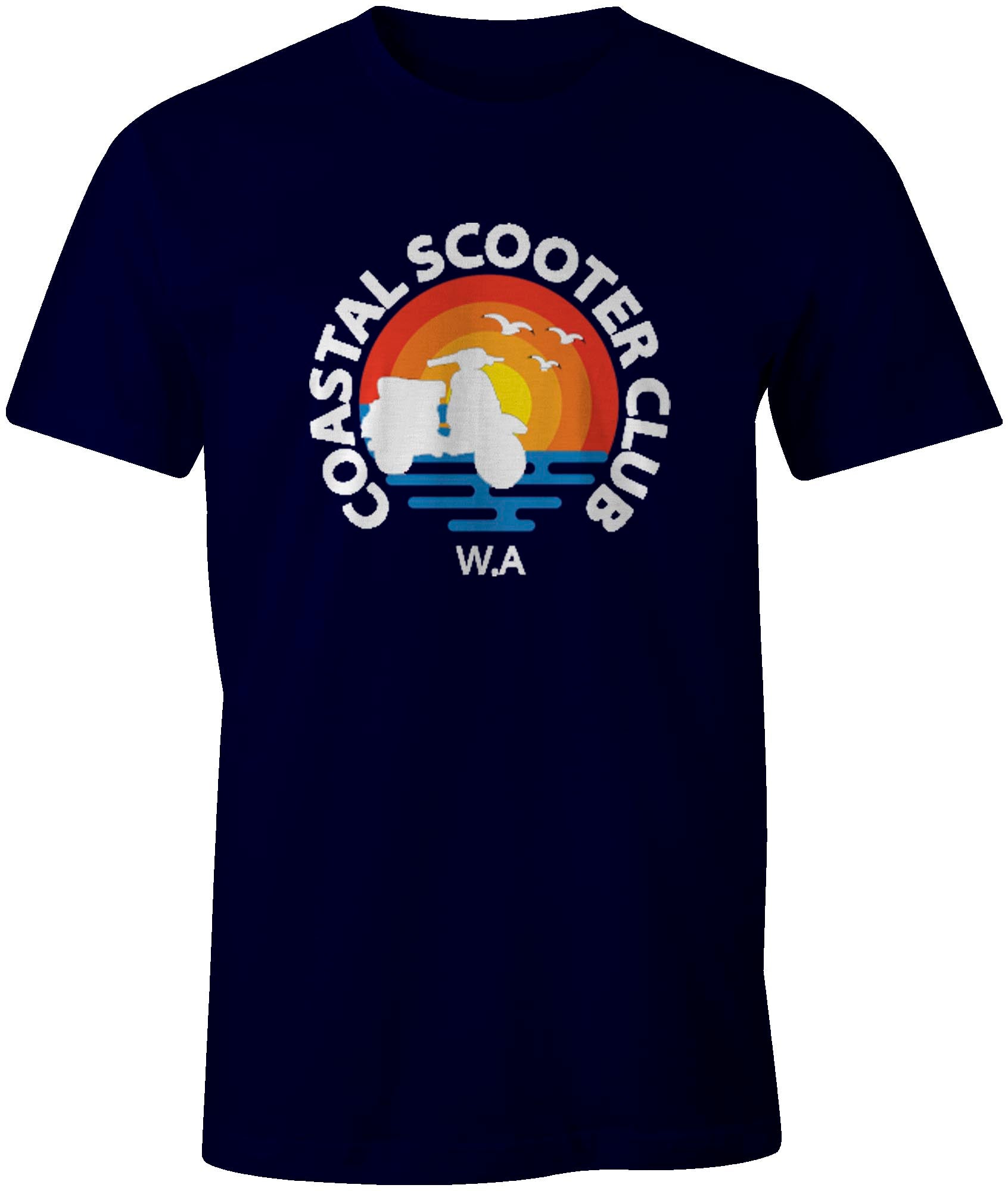 Official Coastal Scooter Club T-Shirt