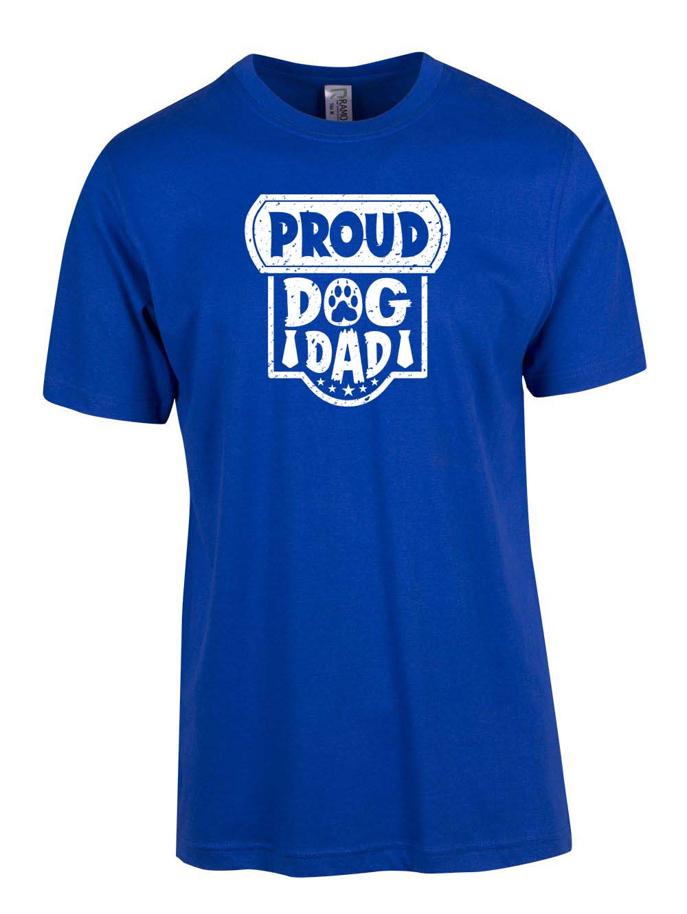 Proud Dog Dad - Fathers Day T Shirt
