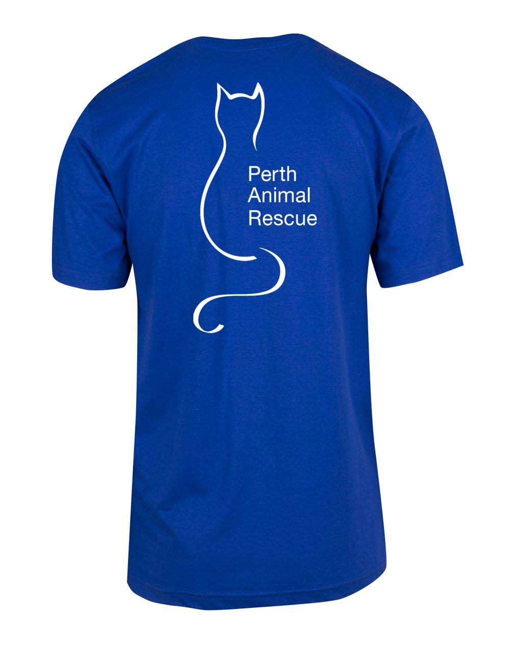 Perth Animal Rescue - Life Is Better with a Cat logo double sided T-Shirt