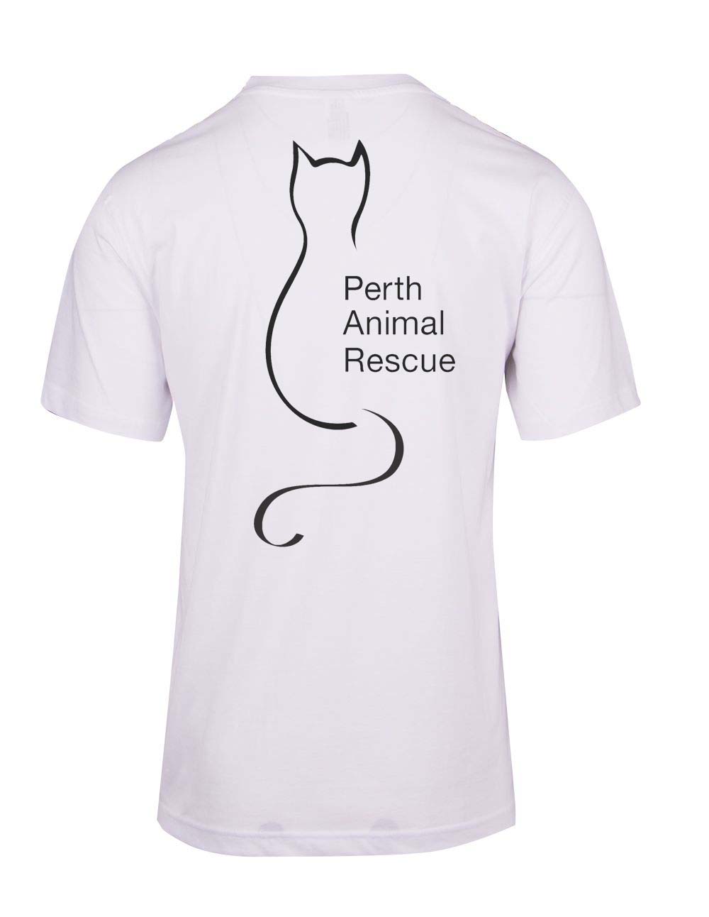 Perth Animal Rescue - Life Is Better with a Cat logo double sided T-Shirt