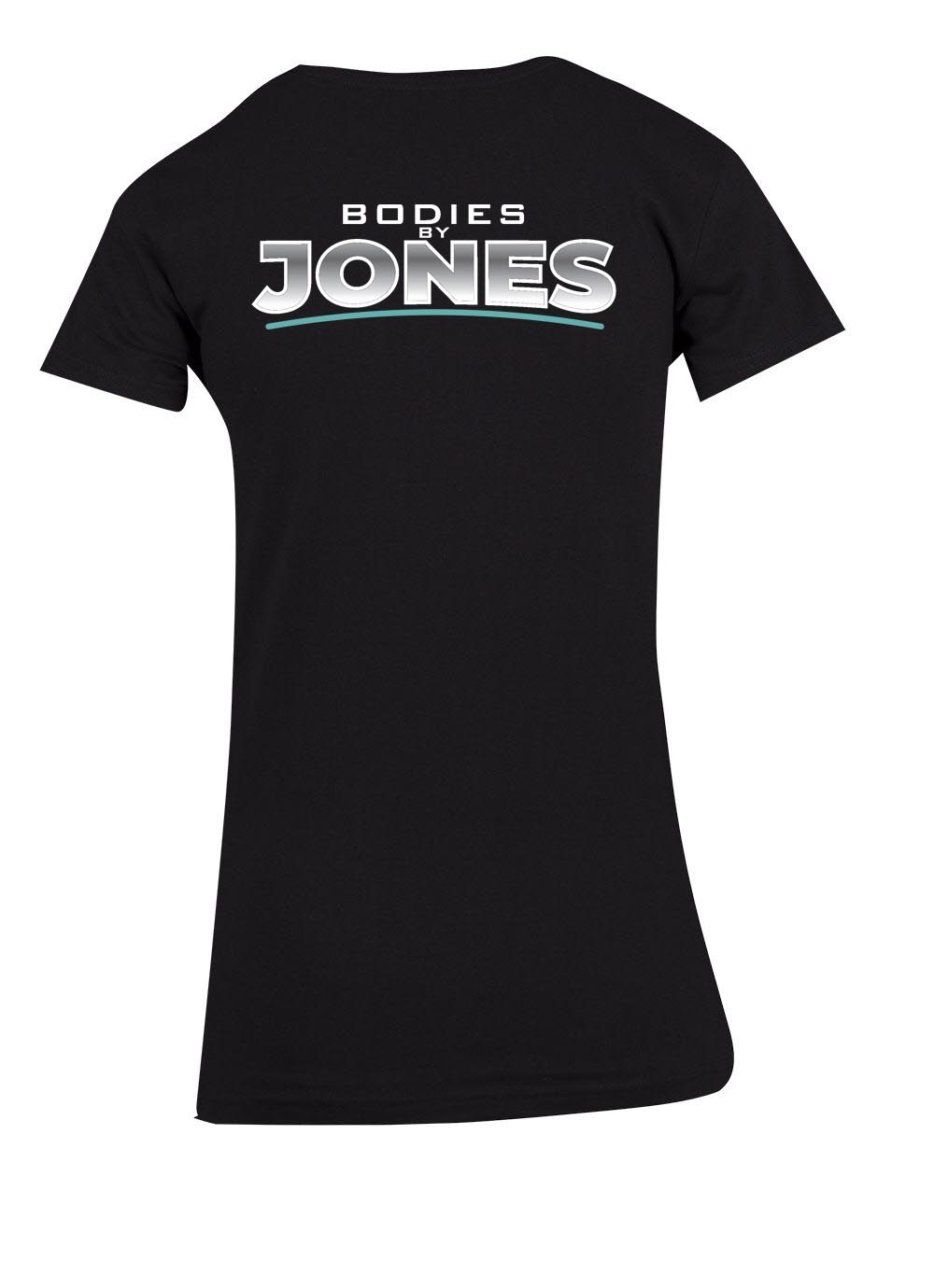 Bodies By Jones Double Sided Logo T-shirt - Ladies