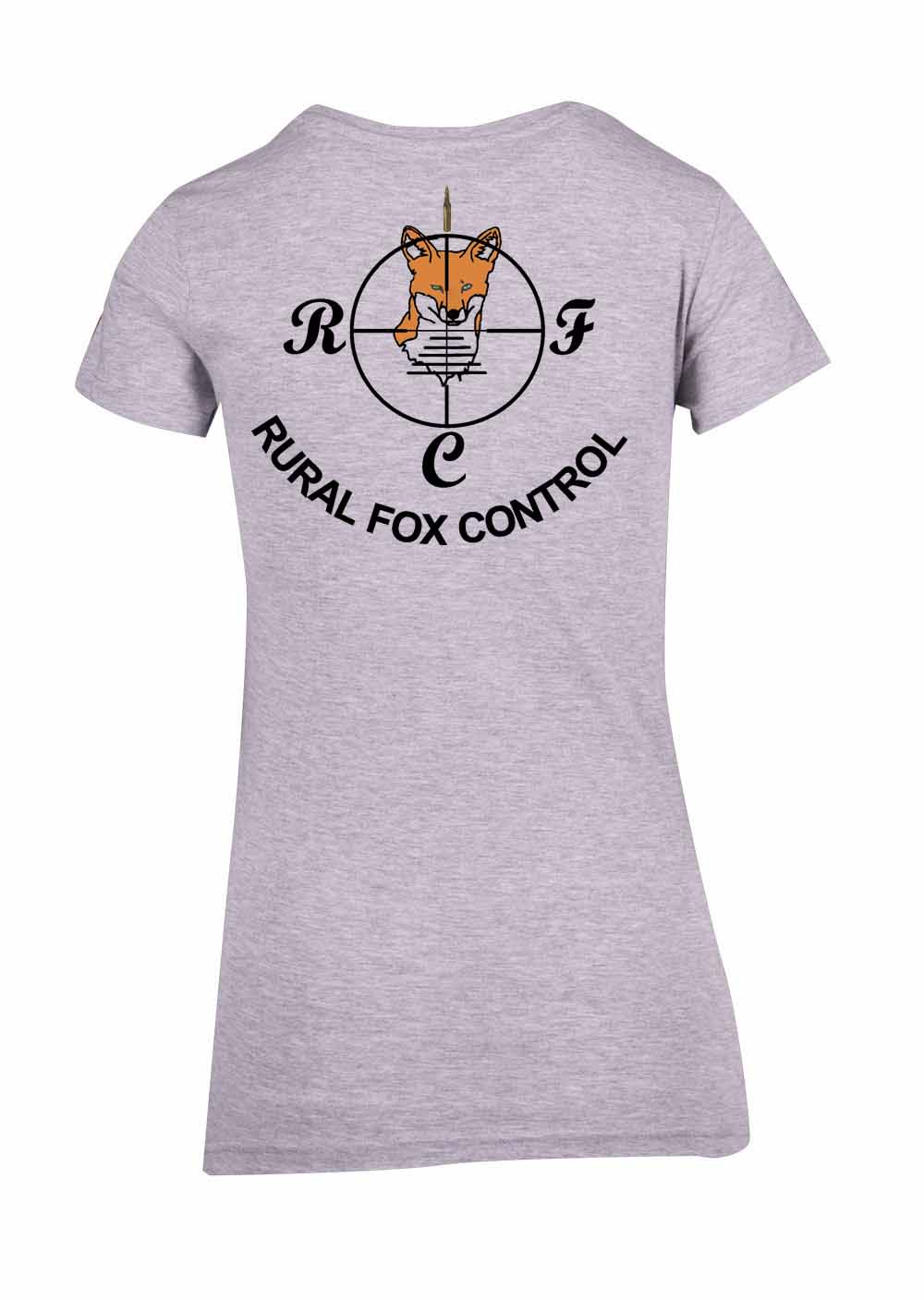 Rural Fox Double Sided Logo T-shirt - Ladies