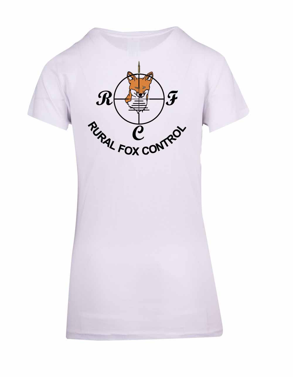 Rural Fox Double Sided Logo T-shirt - Ladies