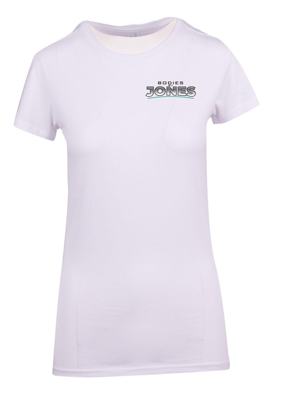 Bodies By Jones Double Sided Logo T-shirt - Ladies